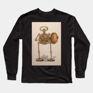 Pocket Watch Robot Long Sleeve T-Shirt